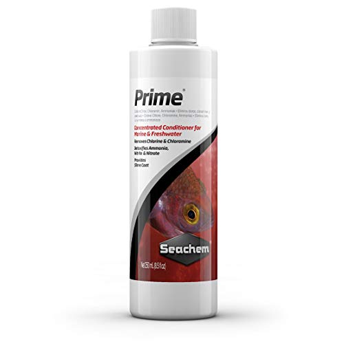 מרכך Seachem Prime Fresh and Saltwater Salt - מסיר כימי וניקוי רעלים 500 מ"ל