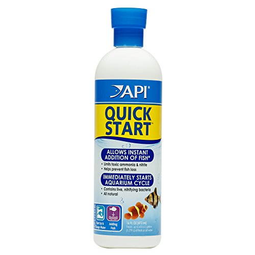 API QUICK START בקבוקי אקווריום מים מתוקים ומים מלוחים מחלידים 16 אונקיות